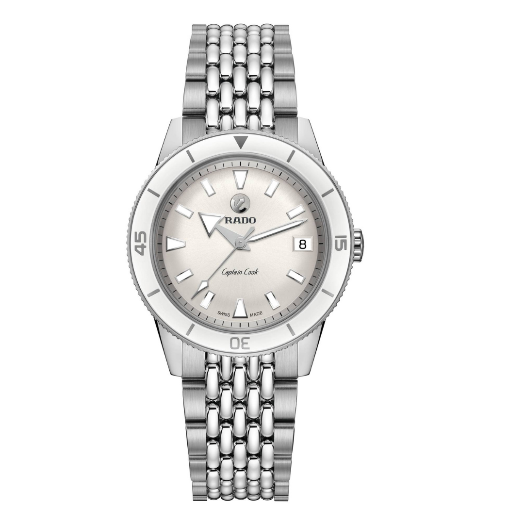 Captain Cook Automatic White 37mm