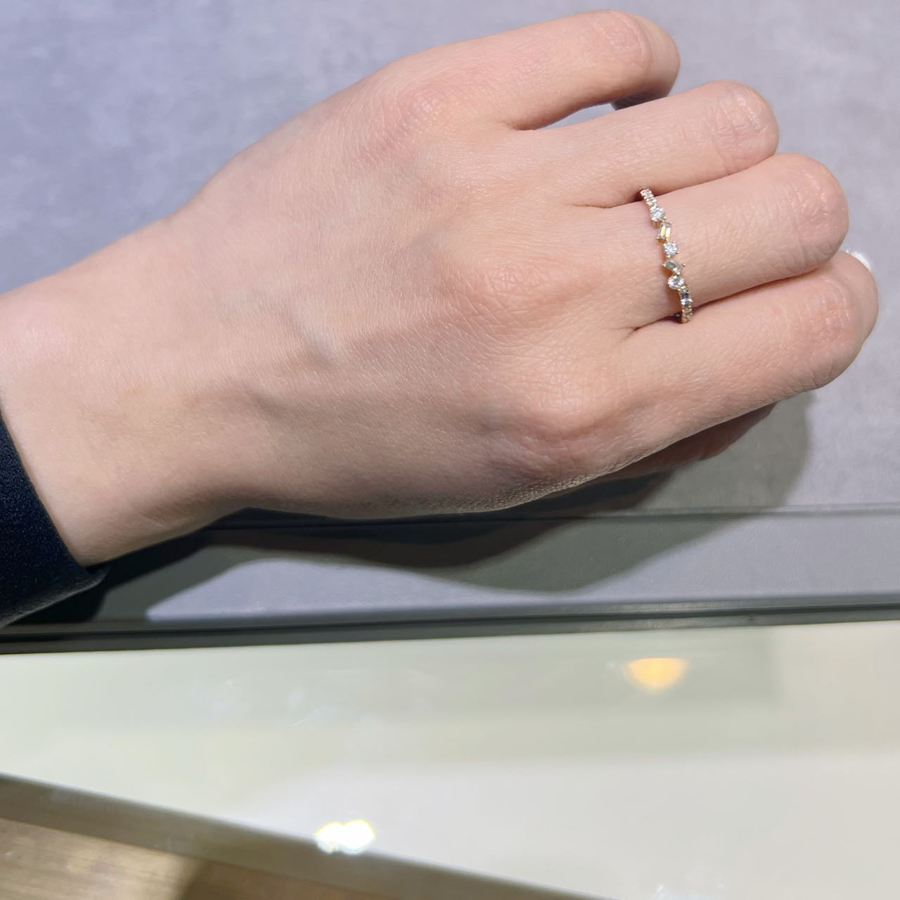 Multi Settings Diamonds Ring