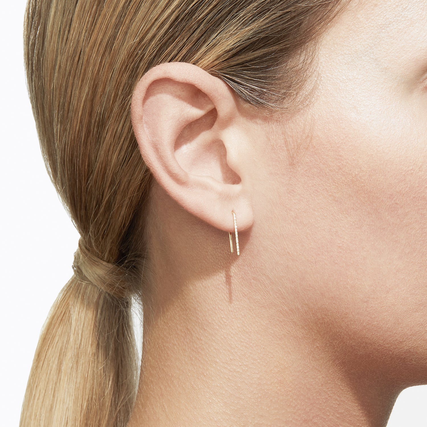 Diamond Post Earring