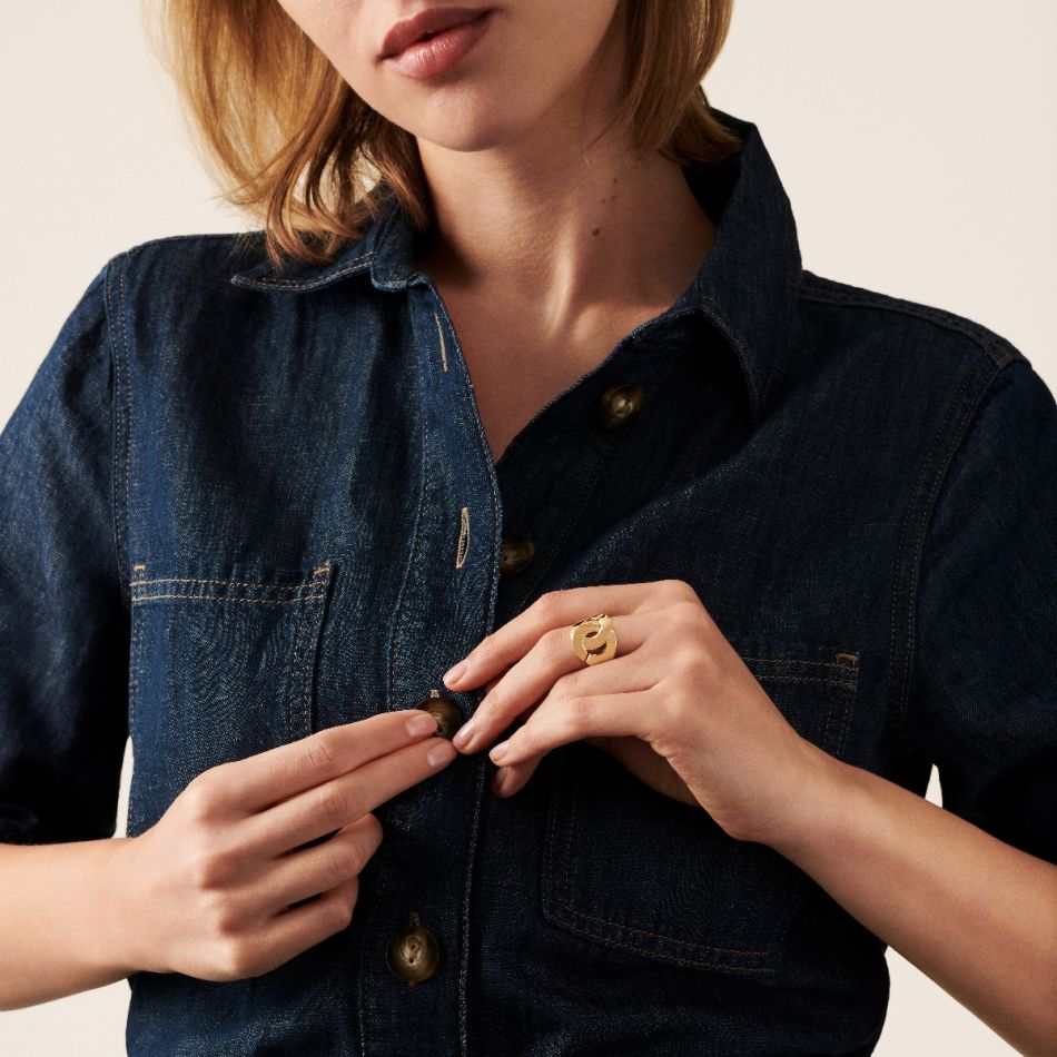 Menottes Dinh Van R16 YG Ring