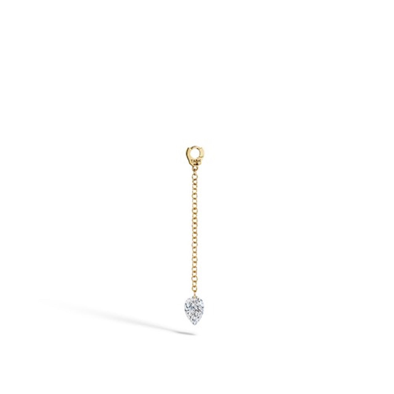 Pendulum Charm with Pear Diamond