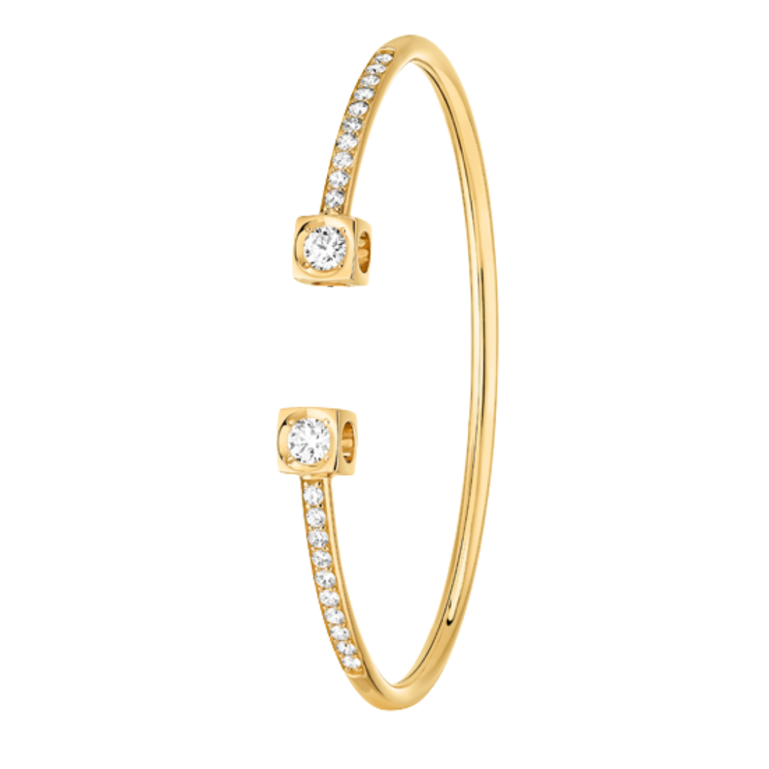 Le Cube Diamant Medium Yellow Gold Bracelet