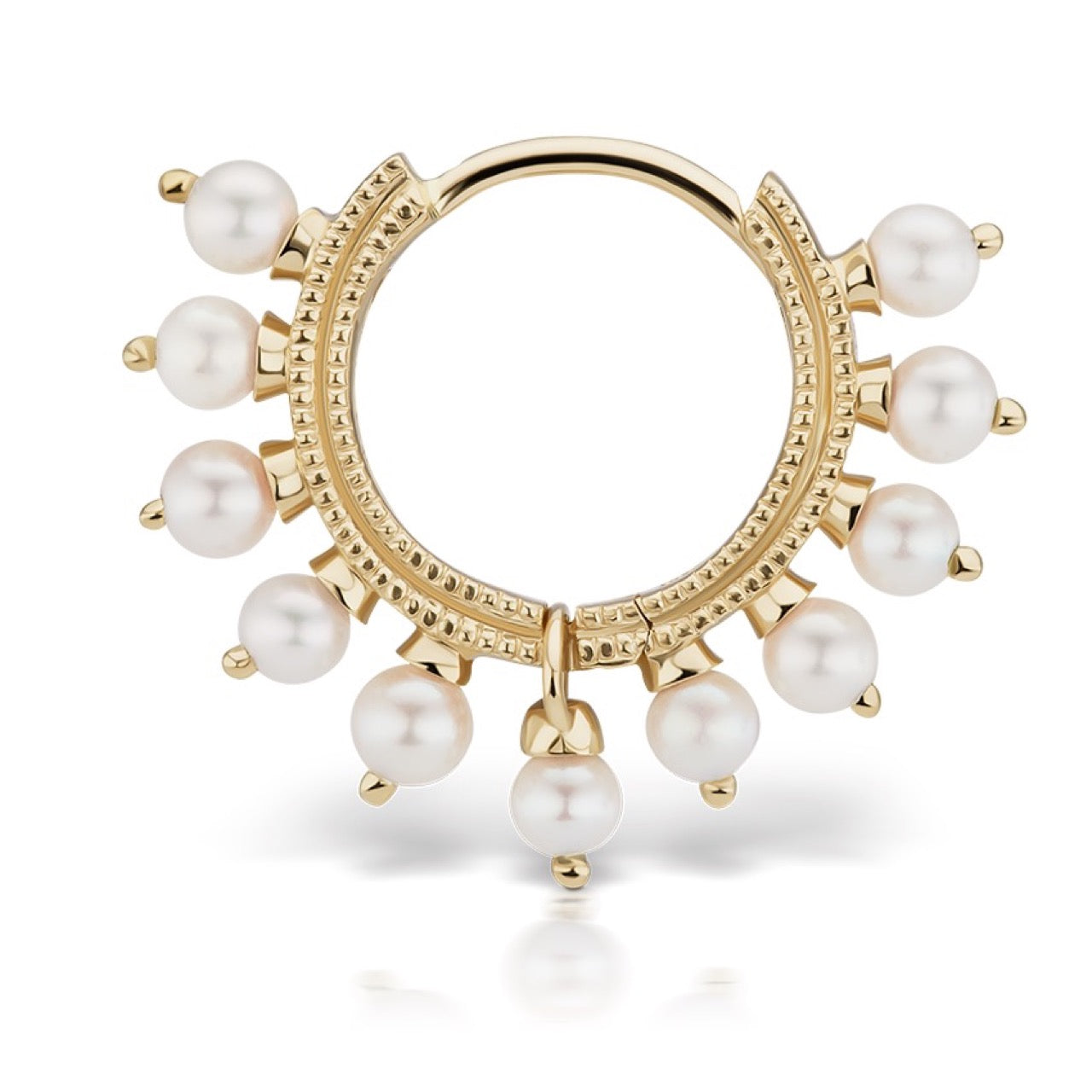 8mm Pearl Coronet Ring