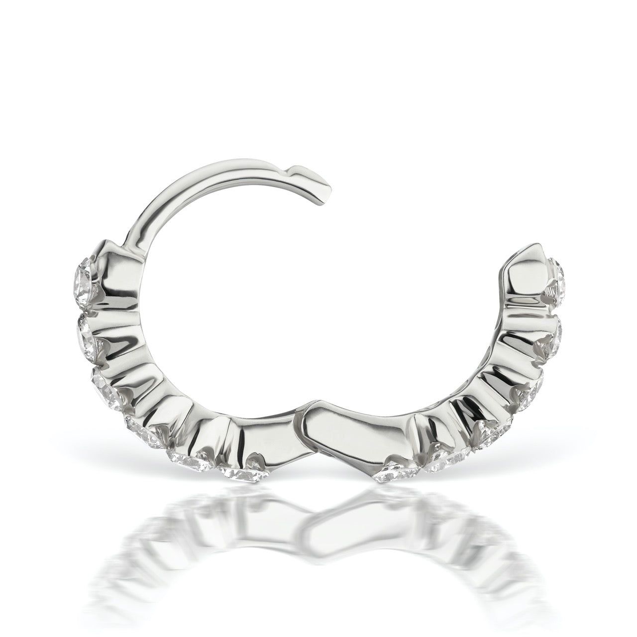 6.5mm Invisible Set Diamond Eternity Clicker