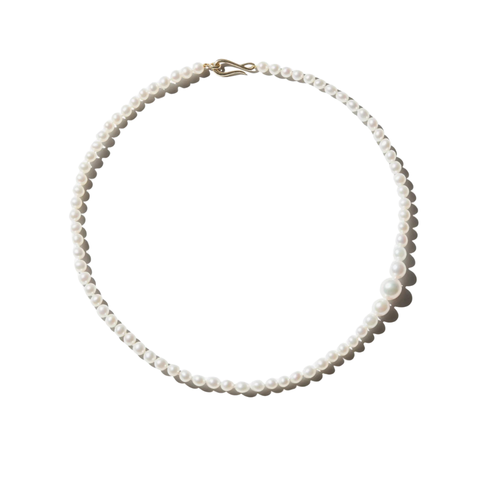 SBN303 Cascading Pearl Necklace