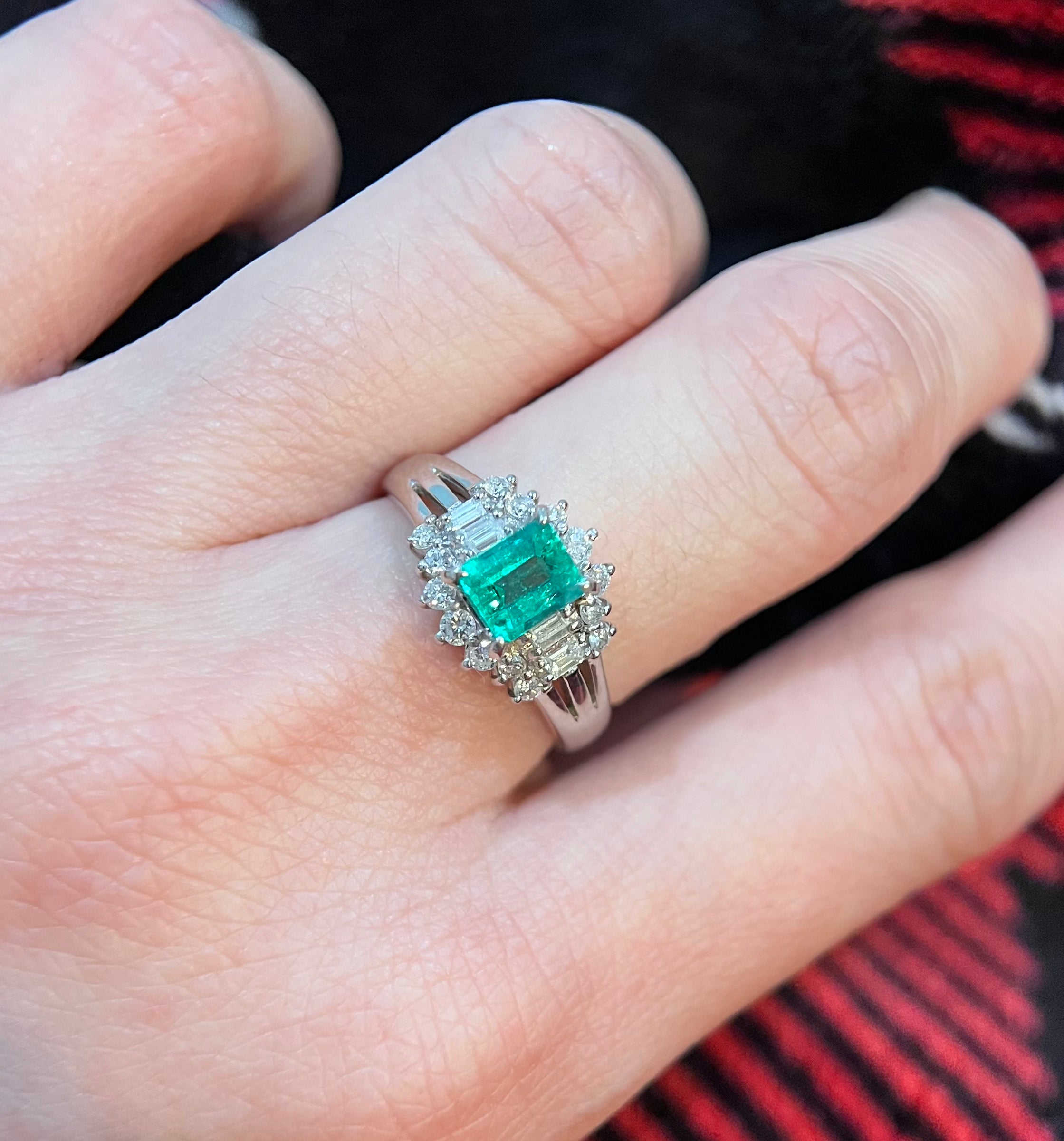 Emerald & Diamond Ring