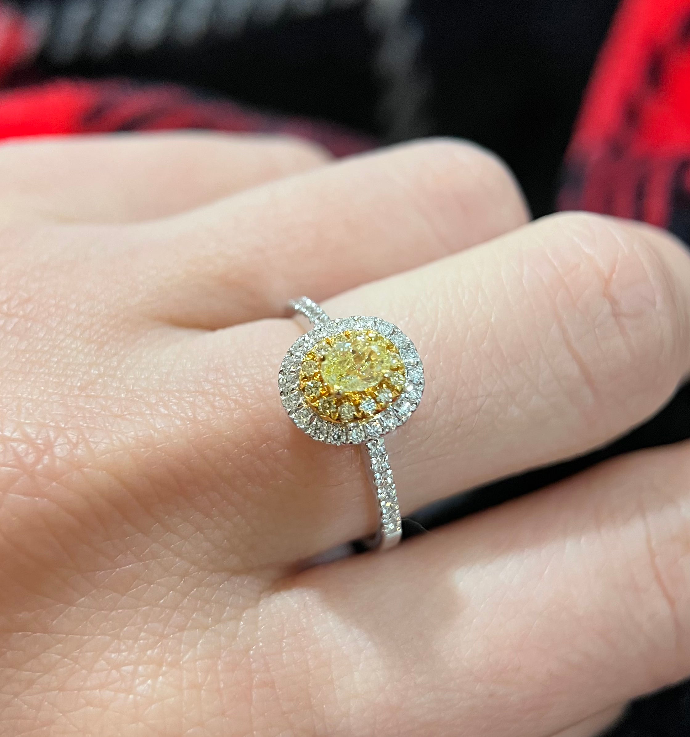 Yellow Diamond Ring