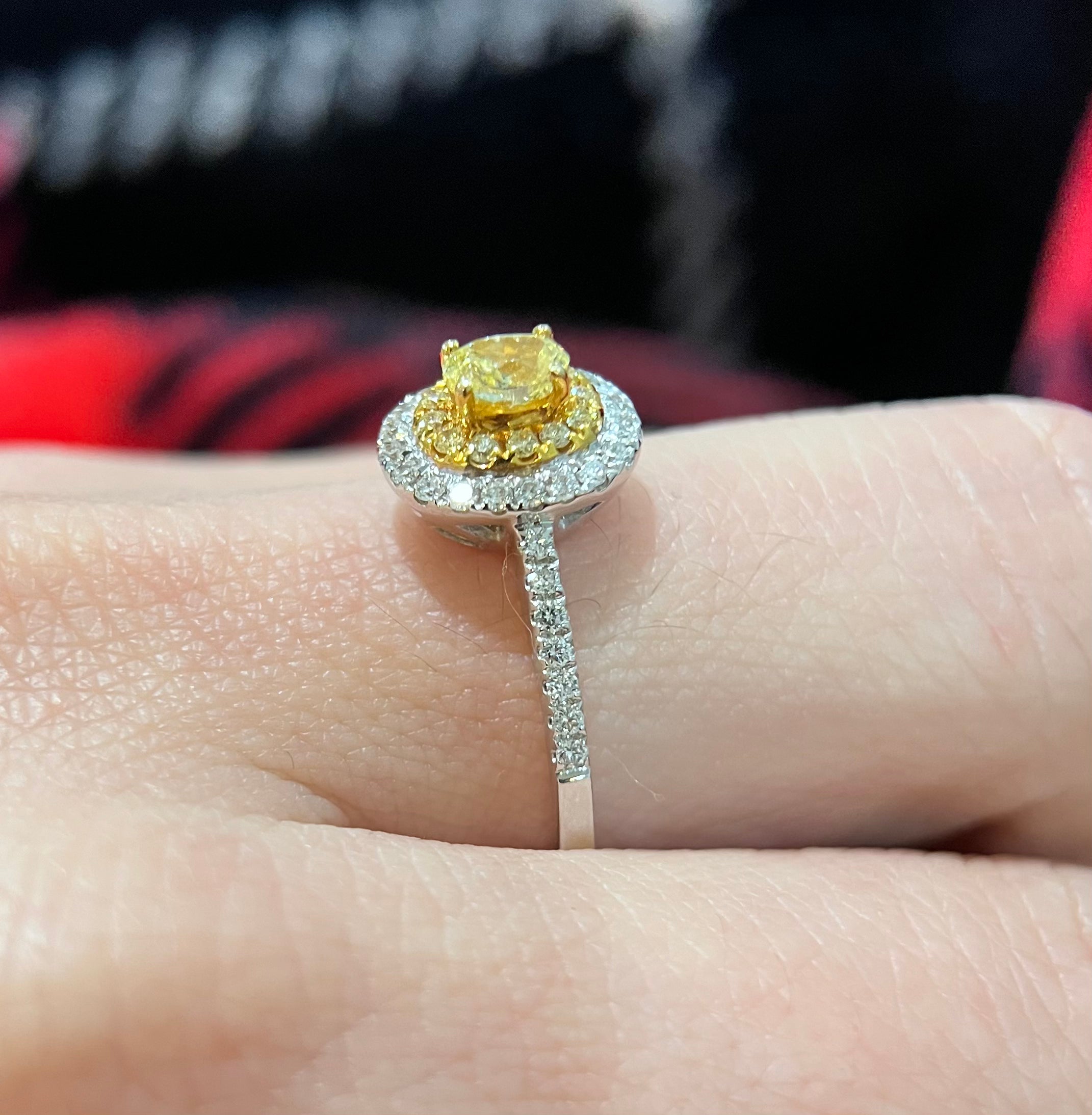 Yellow Diamond Ring