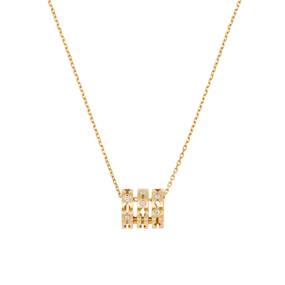 Pulse dinh van Necklace Large with Diamonds