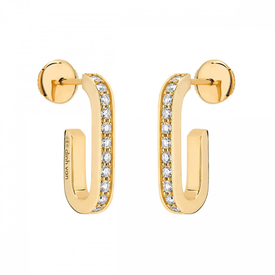 Maillon L Diamant Earrings