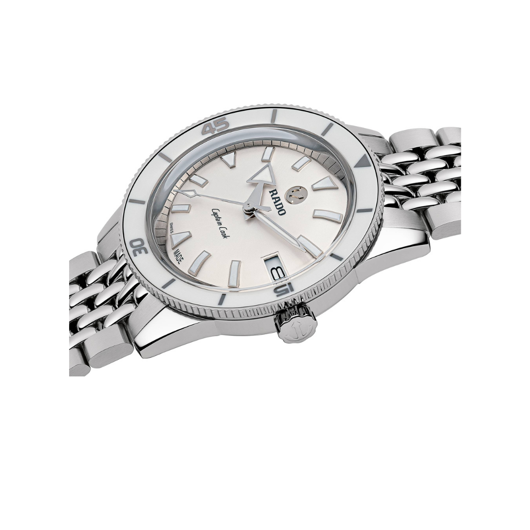 Captain Cook Automatic White 37mm