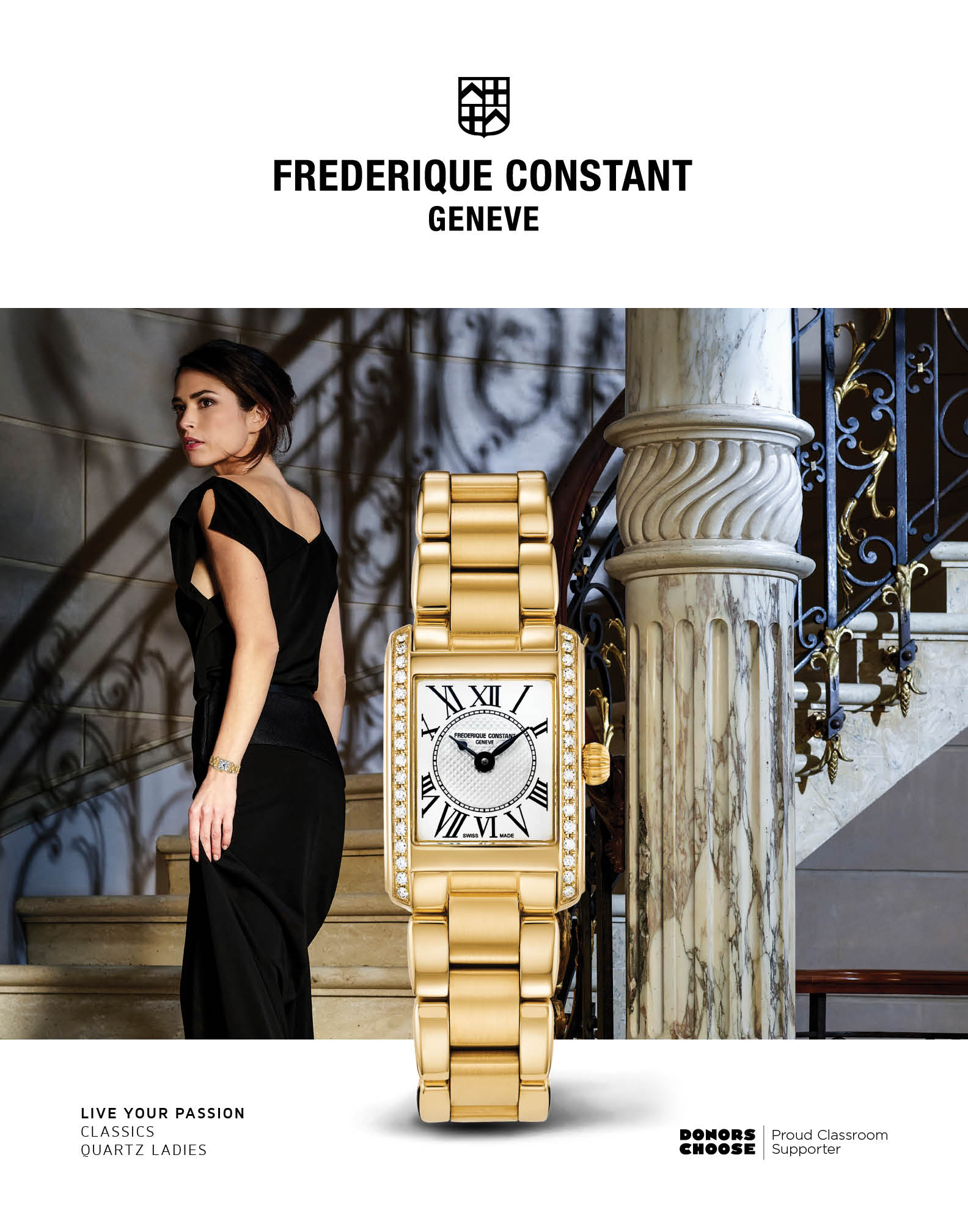 Frederique constant hot sale carree ladies