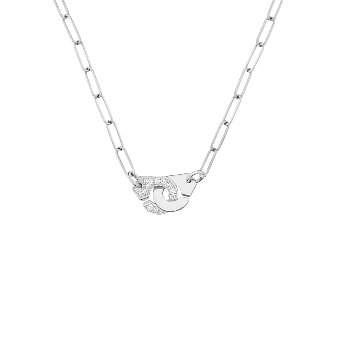 Menottes dinh van R10 Necklace with Diamonds